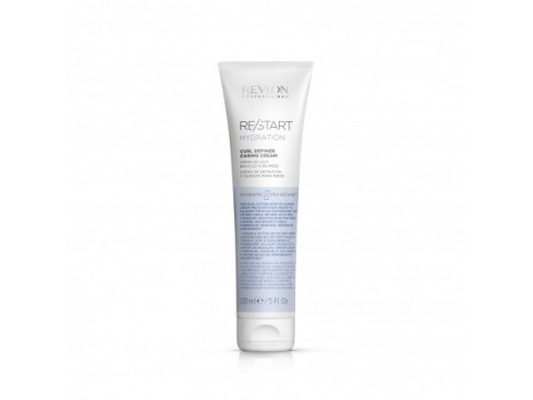 REVLON RE/START™ CURL DEFINER CARING CREAM – dvejopo veikimo kremas garbanotiems plaukams, padeda subalansuoti galvos odos mikrobiomą ir pagražina plaukus, 150 ml